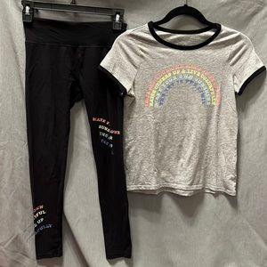 Justice 2 piece girls outfit. Size 12.